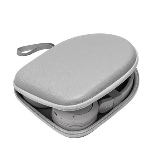 Ginsco Slim Headphone Case for On-Ear Bluetooth Headphones, Gray White - color: Gray White, size: On-Ear