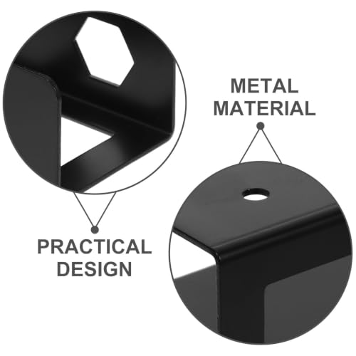 2 Set Metal Under Desk Laptop Storage Mount for Mini Pcs