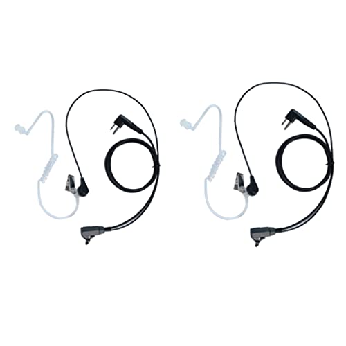 2 Pin Headset for Motorola CP200D M1 R2 DLR1060 Radio,2PCS | Compatible with CP200 CP185 DLR1020 DTR650 DTR700 MAGONE BPR40 BC130