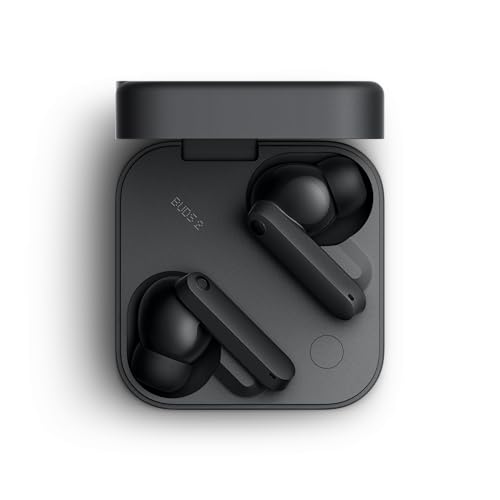 CMF By Nothing Buds 2 48dB Hybrid ANC True Wireless Earbuds, Strong and Comfort Noise Cancelling, Ultra Bass and Dirac Sound, in-Ear Detection, 55H Playtime, 6ENC Mics, Bluetooth 5.4 Dark Grey - color: Dark Grey
