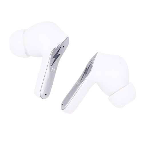 Wireless Gaming Earbuds Low Latency Bluetooth 5.3 for Console PC Tablet and Smartphone 20ms ENC Mic 10mm Driver (White) - color: White