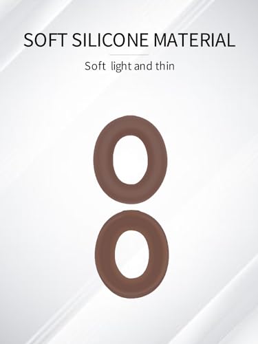 Silicone Case Cover for TOZO HT2 Headphones, Anti-Scratch, Washable Protective,Cover Comfortable Fit with Dustproof Mesh for HT2 Headphones Ear Pads,(Brown)