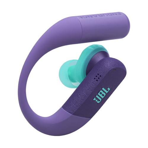 JBL Endurance Peak 4 True Wireless Noise Cancelling Sport Earbuds Bundle with gSport Case (Purple) - color: Purple