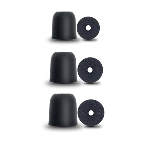 Klowcok Foam Replacement Ear Tips for Walkers Protection Earbuds, S/M/L - size: Assorted (S/M/L)