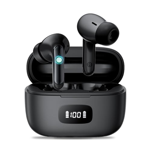Ear buds, Wireless Earbuds, 56Hrs, BT5.3 Headphones, ENC, IPX7 for iPhone | Bluetooth 5.3, Hi-Fi Stereo Deep Bass, 4 ENC Noise Cancelling Headphones Mics, Ear Buds for iPhone Android Phones Laptop