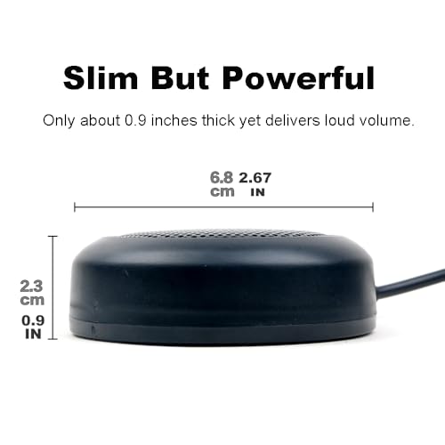 Gabil GSP-01 Mini Mobile Radio Speaker 1.5M, 4Ω 3W with 3.5mm Plug | Compact 8Ω 1W external speaker with 1.5 m cable and 3.5 mm plug for compatible mobile radios - size: 1.5M- 4Ω