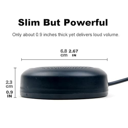 Gabil GSP-01 Mini Mobile Radio Speaker 1.5M, 4Ω 3W with 3.5mm Plug | Compact 8Ω 1W external speaker with 1.5 m cable and 3.5 mm plug for compatible mobile radios - size: 1.5M- 4Ω