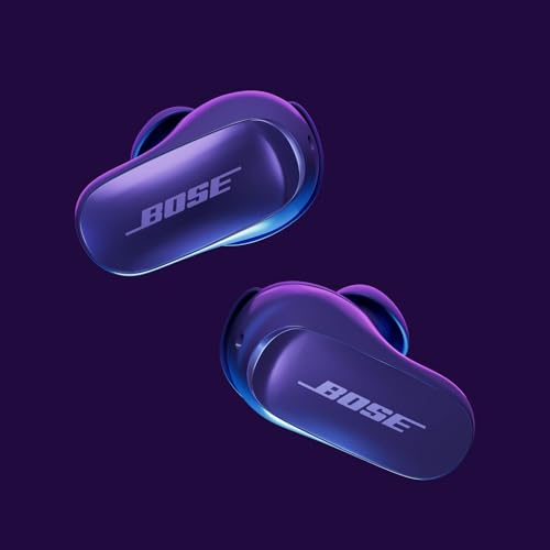 Bose QuietComfort Ultra Earbuds (2nd Gen) - Wireless Noise Cancelling Earbuds with Mic, Immersive Audio, USB-C Charging, Up to 6 Hours Battery, IPX4 Rating, Midnight Violet - Limited Edition Color - color: Midnight Violet