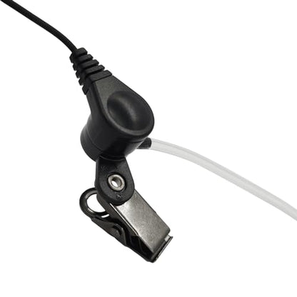 K1 Surveillance Headset with PTT Mic Security Acoustic Tube Earpiece for Baofeng UV-5R UV-82 UV-82HP BF-888S BF-F8HP AR-152 Arcshell Retevis RT21 RT22 RT27 RT68 RT7 H-777 Kenwood 2-Pin Radios