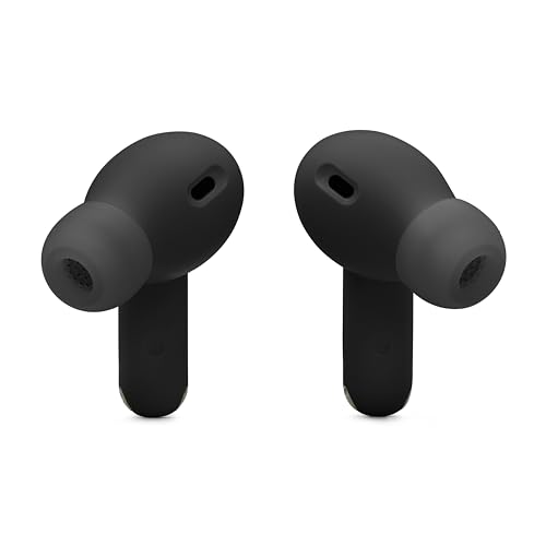 JBL Vibe Beam 2 - Noise Cancelling Earbuds - Black | JBL Pure Bass sound, Active Noise Cancelling with Smart Ambient, 4 mics for crisp, clear calls, Water and dust resistant