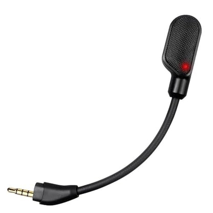 Cloud Flight 2 Mic Boom, Replacement Microphone 3.5mm Detachable Noise Cancelling with Mute LED Indicator Repair Parts for HyperX Cloud Flight 2 Wireless Gaming Headset Headphones