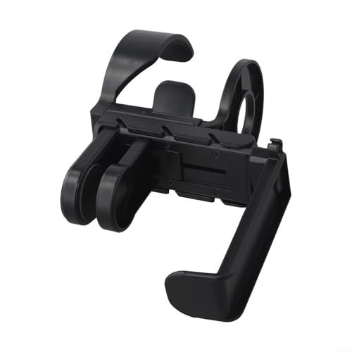 Under Desk Organizer Cup Holder and Headphone Hanger 2 in 1 Adjustable Clamp for a Cleaner Workspace (Black) - color: Black