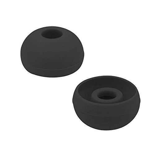 Replacement Silicone Earbuds Ear Tips Eargels Buds Set Compatible with Beats Powerbeats 3 Powerbeats 2 Wireless in-Ear Earphones (4 Pairs/Black) - color: Black