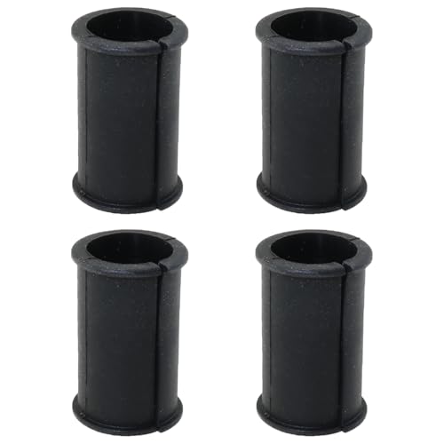 Heyous 4PCS Black Microphone Shock Absorbing Rubber Gasket Stand Ring Suitable for Camera and Camcorders
