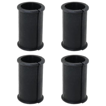 Heyous 4PCS Black Microphone Shock Absorbing Rubber Gasket Stand Ring Suitable for Camera and Camcorders