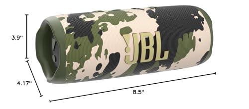JBL Flip 6 - Portable Waterproof Speaker - Camo | Louder, more powerful sound, IP67 waterproof and dustproof, 12 Hours of Playtime, Bold design - color: Camo