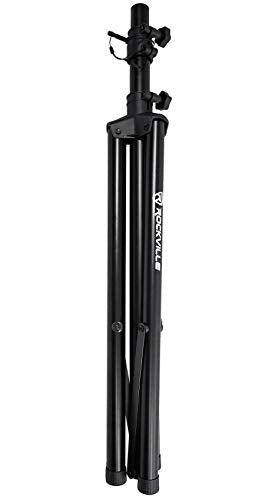 Rockville ROCKSHIELD 3 Mic Isolation Shield with Stand and RockShock Mount | 2" Acoustic Foam, Steel 5-Panel Design, RVES05 Tripod Stand, 71" Height, RockShock Shock Mount, 43-48mm Fit, 3 Items