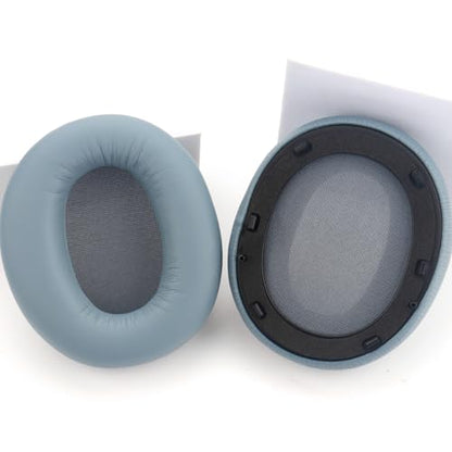 W820NB Ear Pads Replacement Ear Pads Cushions Compatible with Edifier W820NB Headphone Softer Protein Leather Earmuffs Memory Foam Earpads Ear Cups Cover Repair Parts (Blue) - color: Blue