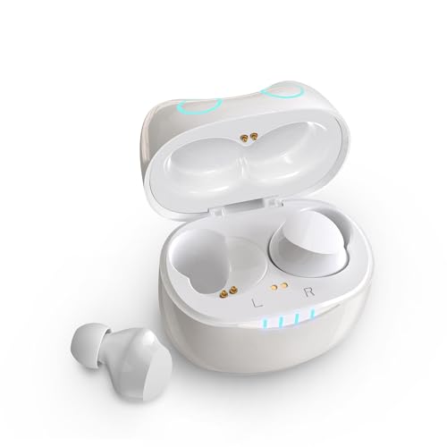 Wireless Earbuds, Bluetooth Headphones with Cartoon Charging Case, Built in Mic Ear Buds, Premium Sound Stereo, Deep Bass, Touch Control, IPX5 Waterproof, JE-10W_K2 - color: JE-10W_K2