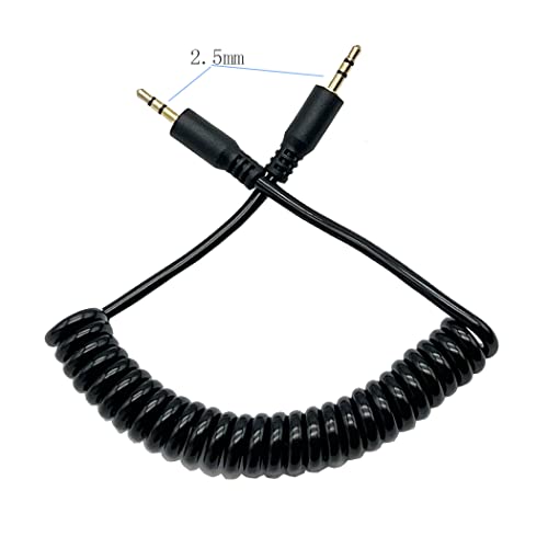 Seadream Coiled 2.5mm Audio Cable 2Pack - style: 2Pack Coiled 2.5mm M to 2.5mm M