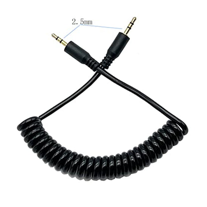Seadream Coiled 2.5mm Audio Cable 2Pack - style: 2Pack Coiled 2.5mm M to 2.5mm M