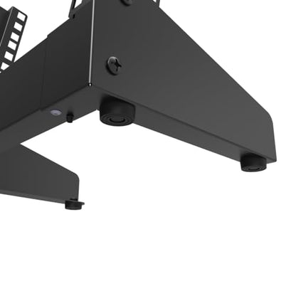 6U Small Desktop Network Rack 10 inch Mini Open Frame Cabinet - size: 6U