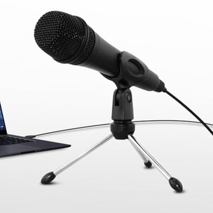 Vaguelly USB Condenser Microphone Wired Gaming Mic for Laptop Desktop Podcast Streaming with Mute Button and LED Indicator, Multipurpose Mic for Music, Meeting, and Live Recording