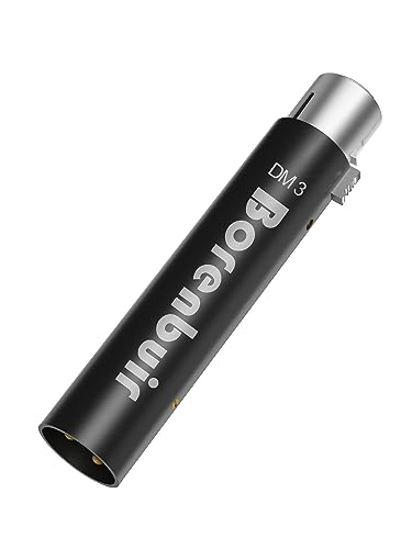 In-Line Mic Preamp/Booster for Dynamic Mic, Brass Shield, Ultra-Clean Gain | Ultra-Clean Gain Mic Activator & Booster, Brass Metal Design for Better Shielding, for Podcast, Broadcast, Studio Singing