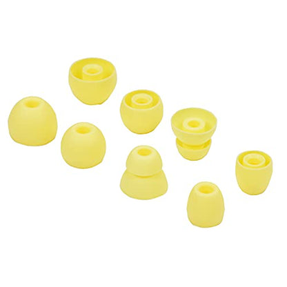 Replacement Eartips Silicone Earbuds Buds Set for Powerbeats Pro Beats Wireless Earphone Headphones,4 Pair (Yellow) - color: Yellow