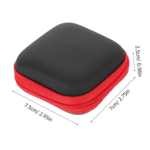 SHINEOFI Portable EVA Earbuds Case Zipper Closure Travel Organizer for Earbuds and Accessories Compact Storage Bag for Electronic Cables for Travel and Home Use