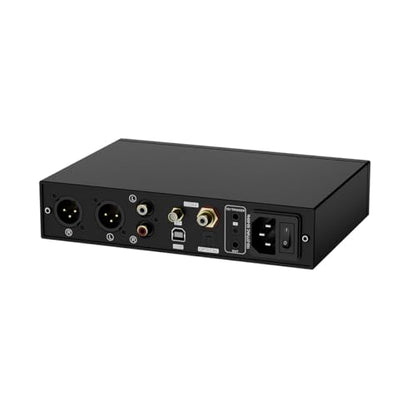 Topping DX5 II Fully Balanced DAC Headphone Amplifier 7600mW, ES9039Q2M x 2 Chip DSD512 768kHz DAC Amp Combo, USB/Optical/Coaxial/Bluetooth to RCA/XLR Line/6.35mm/4.4mm/4-pin XLR Earphone Amps (Black) - color: Black