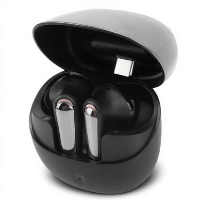 Sanpyl Wireless Gaming Earbuds, 2.4GHz + Bluetooth 5.3 Dual Mode, with ENC Mic & USB C Dongle,Low Latency, Compatible with Phones Tablets Laptops Game Consoles VR (Black) - color: Black