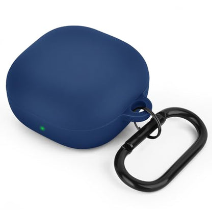 AIRSPO Silicone Case Compatible for Samsung Galaxy Buds 2 Pro/Galaxy Buds2/ Galaxy Buds Pro/Galaxy Buds Pro 2/ Galaxy Buds Live/Galaxy Buds FE Cases (Dark Blue) - color: Dark Blue