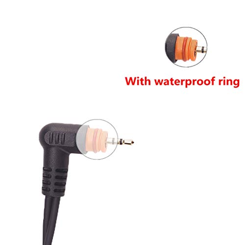 Earpiece Headset Compatible with SL300 SL7550 7580 SL4000 SL3500e SL1K SL1M Walkie Talkie 2 Way Radio,with Acoustic Tube Earpiece and Mic PTT (1 Pack) - style: 1 Pack