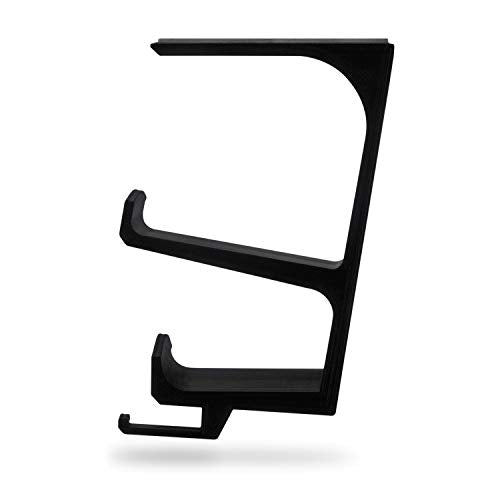 BRAINWAVZ The VULCAN - Under Desk Gamepad Controller & Headphone Hanger Holder Stand - Designed for XBOX ONE, PS4, PS3, PS5, Dualshock, Switch, PC, Steelseries, Steam & More - color: Vulcan - Controller & Headphone Mount