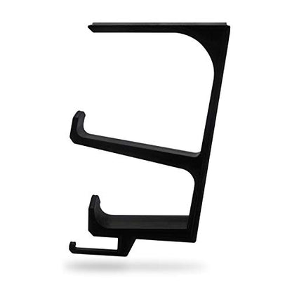 BRAINWAVZ The VULCAN - Under Desk Gamepad Controller & Headphone Hanger Holder Stand - Designed for XBOX ONE, PS4, PS3, PS5, Dualshock, Switch, PC, Steelseries, Steam & More - color: Vulcan - Controller & Headphone Mount