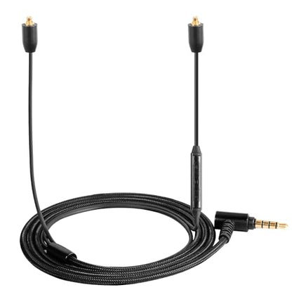 Earphone Replacement Cable,MMCX Connector Compatible for Shure SE846 SE535 SE215 SE315 SE425 UE900s LZ A4 A5 TIN T2 PRO T3 Plus W30 W40 4.2ft(3.5mm w/mic)