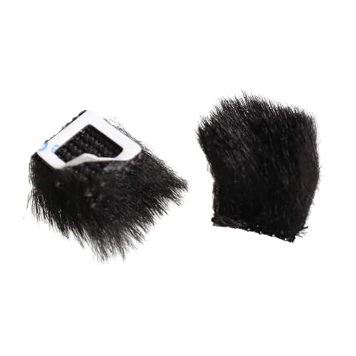 Windproof Furry Microphone Cover for 8 9 Sports Cameras, Noise Reduction Windshield Replacement for Outdoor Cycling and Biking