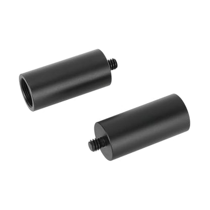 CAMVATE 5/8"-27 Female to 1/4"-20 Male Mic Stand Mount Adapter(2",2PCS)