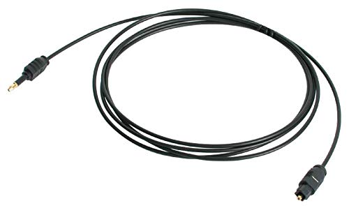 StarTech.com THINTOSMIN10 10 feet Toslink to Miniplug Digital Audio Cable - size: 10 ft, style: Toslink to Mini Digital