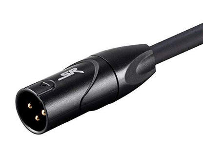 Monoprice XLR Male to XLR Female Cable - 1.5 Feet, 16AWG, Gold Plated, Microphone & Interconnect - Stage Right Series - size: 1.5ft