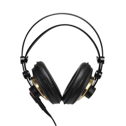 AKG K240STUDIO Semi-Open Studio Headphones | XXL transducers with Varimotion diaphragms and 55 Ohm impedance for mixing, mastering and playback - style: Over Ear Headphones