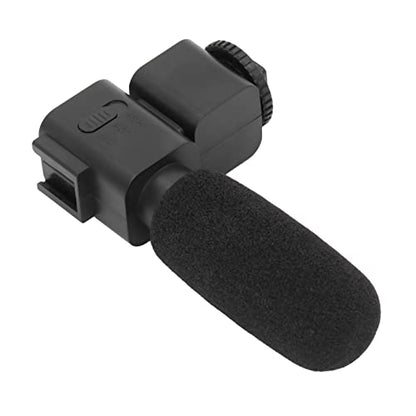 Stereo Shock Absorbing Video Recording Microphone for Camera Studio Recording, Home Recording, Podcasting and Streaming