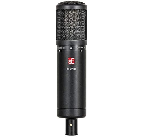 SE Electronics SE2200 Large Diaphragm Cardioid Condenser Microphone,Black