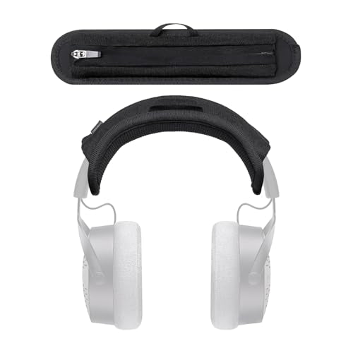 Headband Cushion Cover Compatible with Beyerdynamic PRO X, PRO X Series Headphone, DT 700 PRO X and DT 900 PRO X, 6mm Thick Soft Cushion, No Wobble Zipper Slider, with Hanging Loop