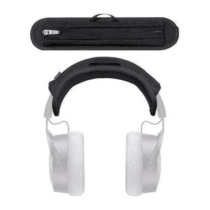 Headband Cushion Cover Compatible with Beyerdynamic PRO X, PRO X Series Headphone, DT 700 PRO X and DT 900 PRO X, 6mm Thick Soft Cushion, No Wobble Zipper Slider, with Hanging Loop