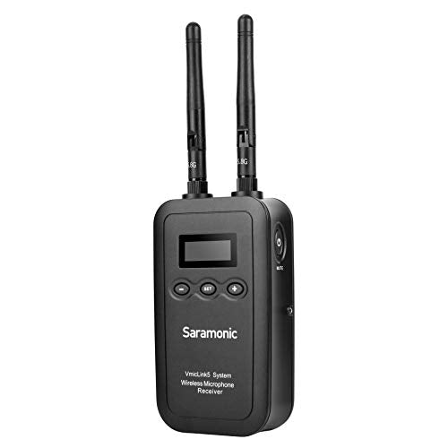 Saramonic 3-Person 5.8GHz Wireless Lavalier Mic System w/ 3-Channel Receiver (VmicLink5 RX+TX+TX+TX)