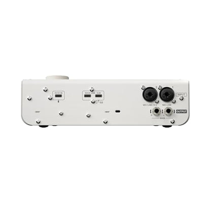 Yamaha URX22 4-In / 2-Out Dual USB-C Audio Interface With Touchscreen, Includes Cubase Al, WaveLab Cast, Basic FX Suite, and Steinberg Plus Software Bundle, White URX22 W | Includes Touchscreen, Includes Cubase Al, WaveLab Cast, Basic FX Suite, and Steinb