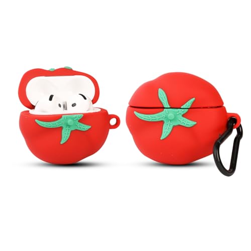 (2Pack+Cleaner Pen) XMBYGY Case for Apple AirPods 4th Generation Earbuds with Cleaning Pen Kit, Silicone Cute Charging Case Shockproof Protective Cover and Carabiner for AirPods 4 (ST+AOD) - color: ST+AOD