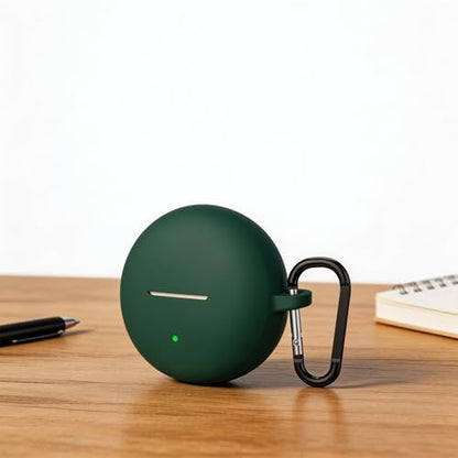 Thin Soft Silicone Protective Cover for Clip2 Wireless Ear Buds Case Antislip Grip - color: Green